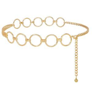 2452 Chain Belts For Women Fashion Gold/silver Waist Chains Belt Dresses